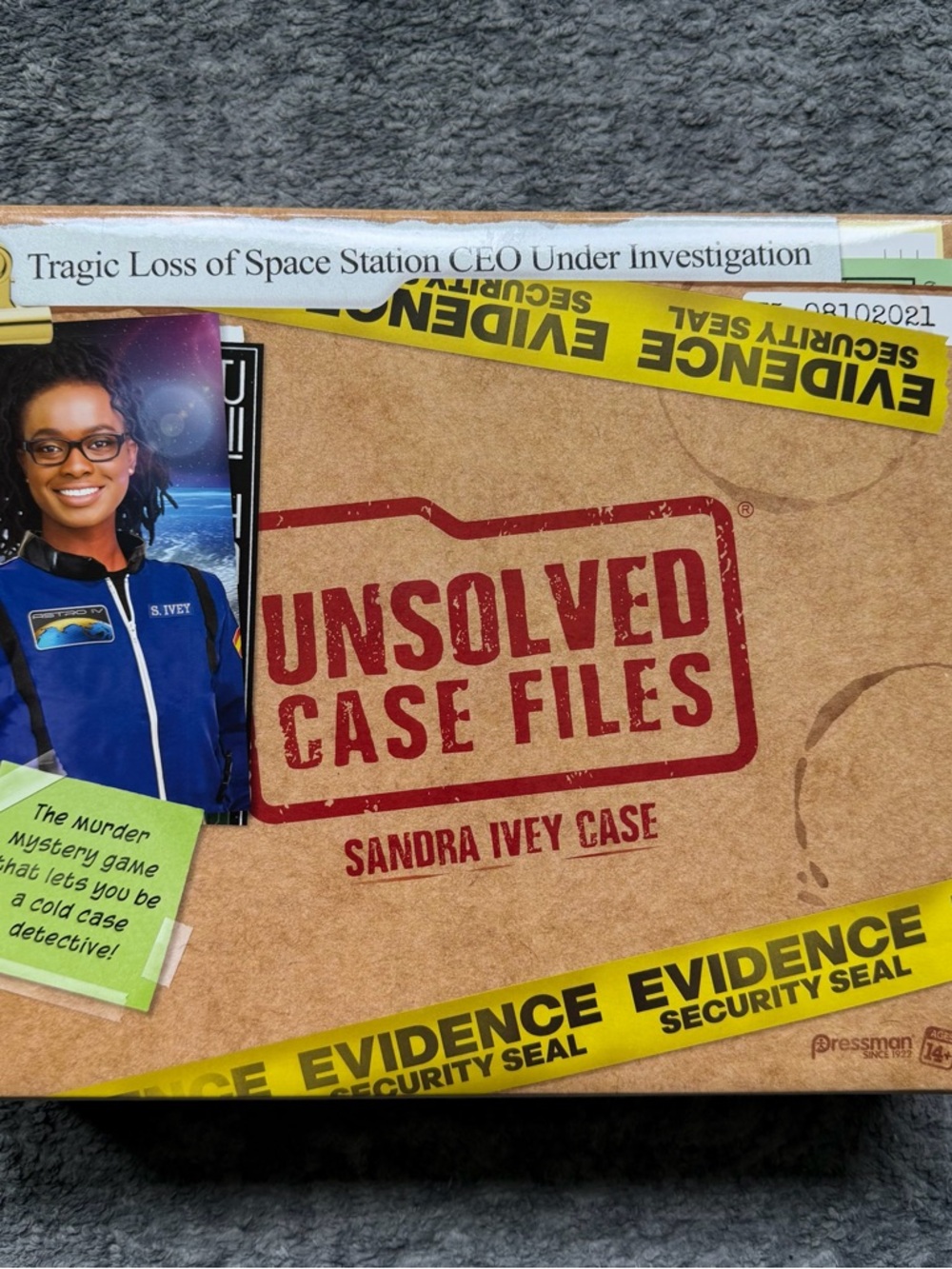 Unsolved Case Files Sandra Ivey Board Game